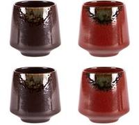 Table Passion – Coffret de 4 gobelets Kyoto – Grès multicolore 17 cl