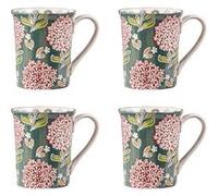 COTTAGE Coffret Mugs Grès Vert TABLE PASSION 30cl - Les 4