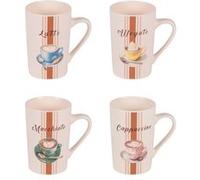 Coffret de 4 mugs Barista 35 cl Table passion