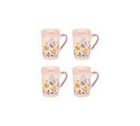 Coffret 4 mugs porcelaine 38cl Celeste