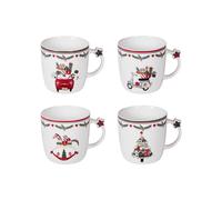 Coffret de 4 mugs Joy 36 cl Table passion