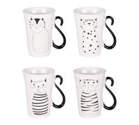 Coffret de 4 mugs Miaou 35 cl Table passion