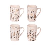 Coffret de 4 mugs Nutcracker 38 cl Table passion