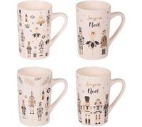 Coffret de 4 mugs Nutcracker 38 cl Table passion