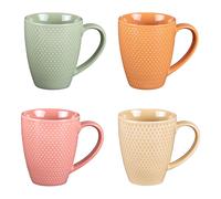 Coffret de 4 mugs Sunrise 35 cl - Table Passion - Multicolore - Porcelaine Multicolore