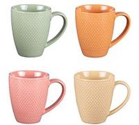 Coffret de 4 mugs Sunrise 35 cl - Table Passion - Multicolore - Porcelaine Multicolore G