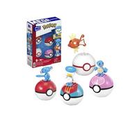 Coffret de 4 Pokémon Eau avec Pokéball
