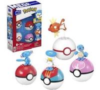 MEGA Pokémon Dresseur de Pokémon de type Eau Coffret de construction de 79 pièces avec figurines articulées d’environ 5 cm de haut, pour enfants, JCT42