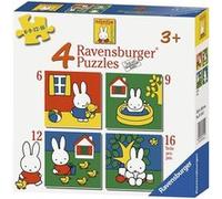 Coffret de 4 puzzles enfant miffy 6 - 9 - 12 - 16 pieces ravensburger G
