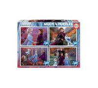 Coffret de 4 Puzzles Progressif 50-80-100-150 pièces Disney La Reine Des Neiges II - Puzzle Educa Enfant