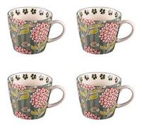 Coffret de 4 tasses 36 cl Cottage - Table Passion - Décoré - Grès G