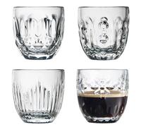 La Rochère Verre à expresso Troquet 10 cl Verre pressé transparent Lot de 4