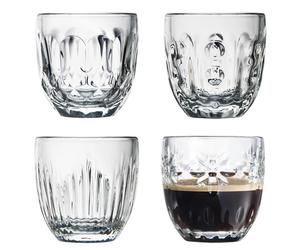 Coffret de 4 tasses à expresso, troquet