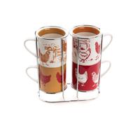 Lot de 4 tasses déjeuner maggie