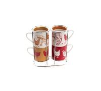 Coffret de 4 tasses déjeuner Maggie Amadeus