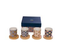 Coffret de 4 tasses expresso Laure Amadeus