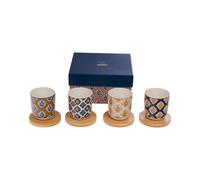Coffret de 4 tasses expresso Laure - Amadeus