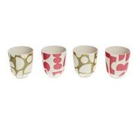 Amadeus Coffret 4 tasses expresso Ohana 18 cl Grès blanc