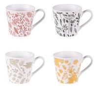 Coffret de 4 tasses Galehia 18 cl - Table Passion - Multicolore - Grès Multicolore G