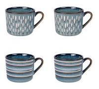 Coffret de 4 tasses Helsinki bleu 18 cl Table passion