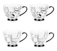 Coffret de 4 tasses Mistigris 20 cl Table passion