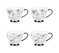 Lot de 4 tasses oscar 20 cl