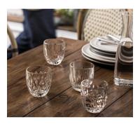 LA ROCHERE Lot de 4 Gobelets Troquet motifs