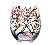 Coffret De 4 Verres à Vin, Verres à Vin Blanc Et Rouge SouffléS à La Main, Cadeaux De NoëL, Verres à Vin Rouge(Autumn B)