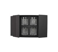 Coffret de 4 Verres à Whisky Motifs Embossés - ROCKY -