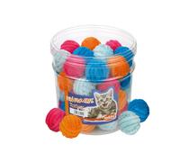 Coffret de 40 balles pour chat en peluche Nobby Pet Multicolore 4 cm