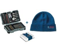 Bosch Accessoires 0615997658 Lot de 43 embouts cruciformes Phillips, cruciformes Pozidriv, fente, profil en T avec embout