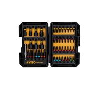 VITO - Coffret de 47 Embouts de vissage pour Visseuse à choc Acier JR Chrome vanadium