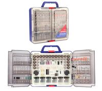 Coffret de 476 Accessoires d'Outils Rotatifs Universels WORKPRO, Kit d'Accessoires d'Outils Rotatifs Multifonctions pour Coupe, Gravure, Meulage, Polissage, Poncage, Percage, etc.