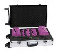 Coffret de 5 couronnes diamantées à sec L. 150 mm - Ø 32-52 - 67-112 - 132 mm - Emmenchement SDS Plus, SDSMAX et Hexagonal