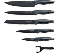 Coffret De 5 Couteaux Antiadhésifs Royalty Line + Éplucheur - Ensemble Culinaires De Haute Qualité.