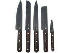 Coffret de 5 couteaux de cuisine Laguiole lame acier noire G
