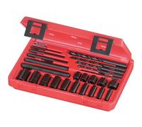 Coffret de 5 extracteurs pour vis et goujons cassés 762-C-25 - 25 pièces SAM OUTILLAGE
