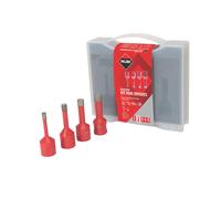 Coffret de 5 forets carrelage diamant à sec Rubi