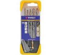 Coffret de 5 forets gradués technic béton, Diam.4 à 10 mm TIVOLY 10960470034 G
