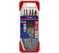 Coffret de 5 forets métaux TSP HSS Cobalt taillés meulés - Ø3-4-5-6-8mm - TIVOLY - 11457370002 G