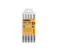 DeWalt Forets multi-matériaux DT60099-QZ – Coffret 5 pièces Ø 4,5/5,5/6/8 mm – Impact
