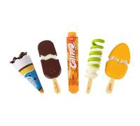 Coffret de 5 Glaces Miko de Casdon | Glaces Jouets pour Enfants dès 2 Ans | Comprend Calippo Orange, Twister, Magnum, Cornetto et Solero | Produits Alimentaires factices