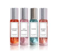 Coffret de 5 parfums puissants et parfumés aux phéromones pour femme, mini-roll-on longue tenue, format voyage, idéal pour les rendez-vous galants ou au quotidien