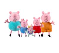 Coffret de 5 peluches - PEPPA PIG - Peppa Pig - peluches super-douces - idéal câlins - Papa Pig 23 cm