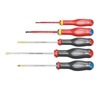 Coffret de 5 Tournevis Protwist FACOM - AT.J5VEPB (dont 2 Tournevis isolés 1000V empreintes Fente et Prozidriv)