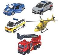 Majorette Coffret de 5 véhicules Premium SOS Multicolore dès 3 ans