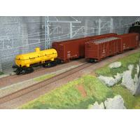 Coffret de 5 wagons de marchandises Southern Pacific - Trix 24915