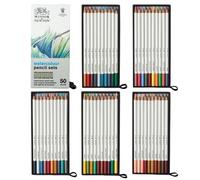 Winsor & Newton Studio Collection Crayons Aquarellable X50 Coffret, Assortiment