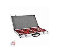 Coffret de 50 fraises HOLZMANN pour défonceuse - OFS50