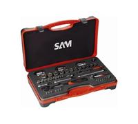 Coffret de 52 Douilles et accessoires 1/4'' et 1/2'' SAM OUTILLAGE - 75-RS1 G